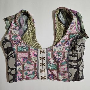 Maaji Floral Paisley Crop Bikini Top